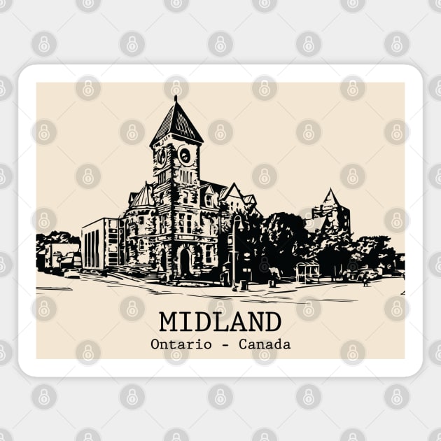 Midland - Ontario Magnet by Lakeric